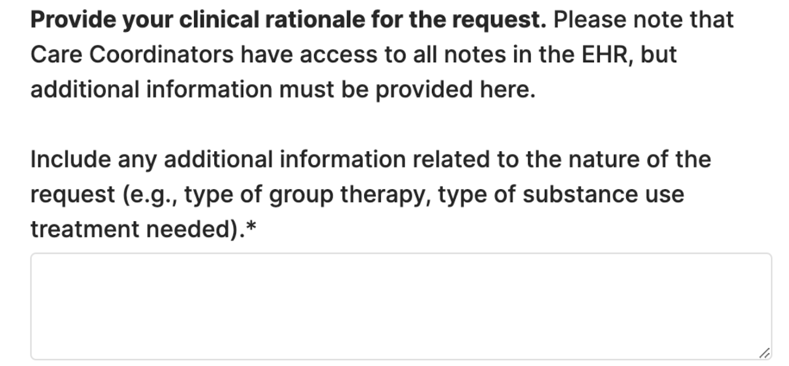 Documenting Clinical Rationale for a Referral – Rula Therapist